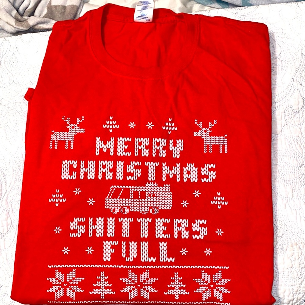 Ugly Christmas sweater t-shirt